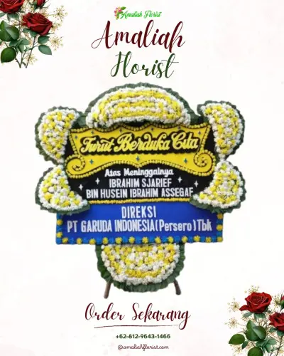 Papan Bunga Duka di Candikusuma